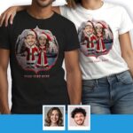 Matching Christmas Shirts – Funny Tees for Loving Couple Custom Gifts - Ai Santa Claus www.customywear.com 5