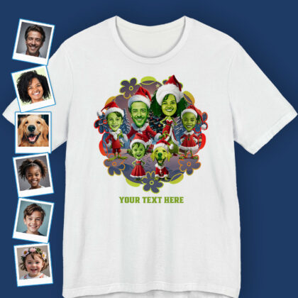 Custom Christmas Grouch T-Shirt for Family – Perfect Christmas T-Shirt for Family Gatherings Custom Gifts - Ai Grinch www.customywear.com