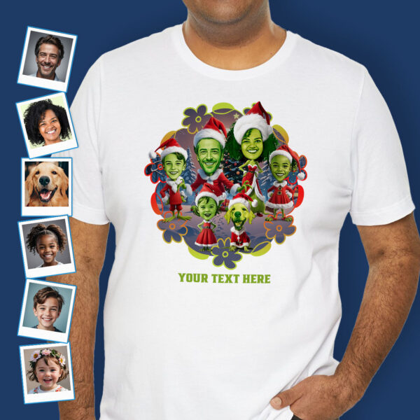 Matching Family Christmas Grouch T-Shirts – Fun Family Christmas Shirts for Everyone Axtra – Ai Grinch www.customywear.com 13