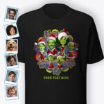 Family Reunion Christmas Grouch Tees – Creative Christmas T-Shirt Design for Family Axtra – Ai Grinch www.customywear.com 3