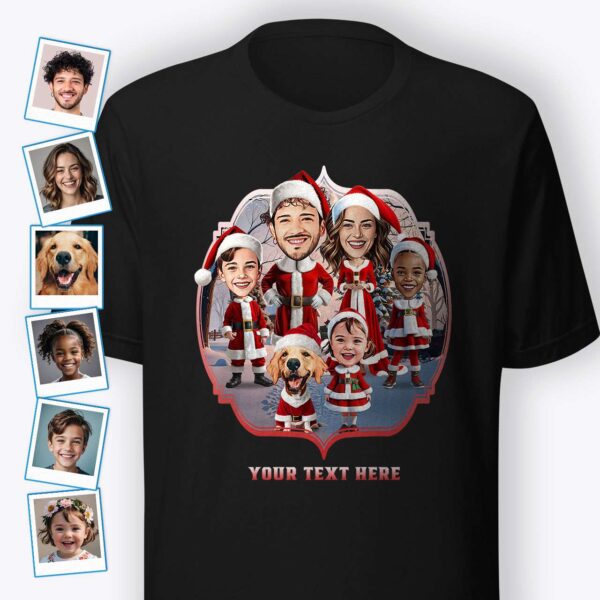 Christmas Tees – Custom Santa Claus T-Shirt for Family Axtra - Ai - Santa Claus www.customywear.com 13