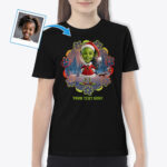 Custom Christmas Grouch T-Shirt for Girls – Stylish Custom Christmas Shirt Axtra – Ai Grinch www.customywear.com 3