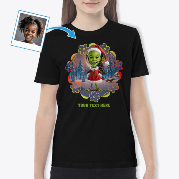 Christmas Grouch T-Shirt for Niece – Fun Youth Grinch T-Shirt Axtra – Ai Grinch www.customywear.com 13