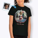 Custom Christmas T-Shirts – Toddler Girl Birthday Santa Claus Tee Custom Gifts - Ai Santa Claus www.customywear.com 5