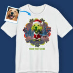 Custom Dog T-Shirt – Perfect Christmas Theme for Pet Lovers Custom Gifts - Ai Grinch www.customywear.com 4