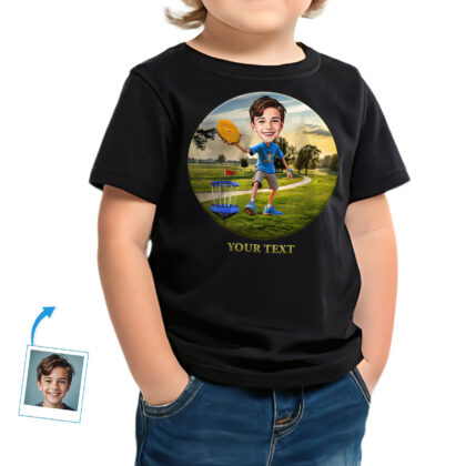 Personalized Disc Golf T-Shirt for Toddler Boys – Custom Youth Disc Golf Shirt Custom Gifts - Disc golf www.customywear.com 2