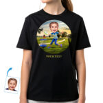 Personalized Disc Golf T-Shirt for Girls – Custom Youth Disc Golf Shirt with Digital Art Custom Gifts - Disc golf www.customywear.com 28