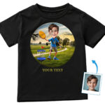 Personalized Disc Golf T-Shirt for Boys – Custom Youth Disc Golf Player Shirt Boy's T-shirts www.customywear.com 29