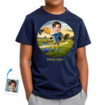 Personalized Disc Golf T-Shirt for Boys – Custom Youth Disc Golf Player Shirt Boy's T-shirts www.customywear.com 31