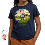 Personalized Disc Golf T-Shirt for Girls – Custom Youth Disc Golf Shirt with Digital Art Custom Gifts - Disc golf www.customywear.com 31